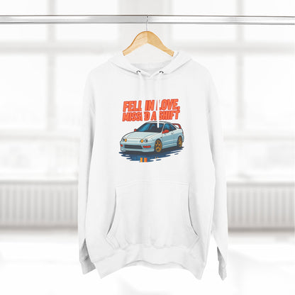 JDM DC2 Hoodie Fell In Love Missed A Shift Stiff Suspension Quote Honda Integra K Series Pullover Car Guy Gift Streetwear