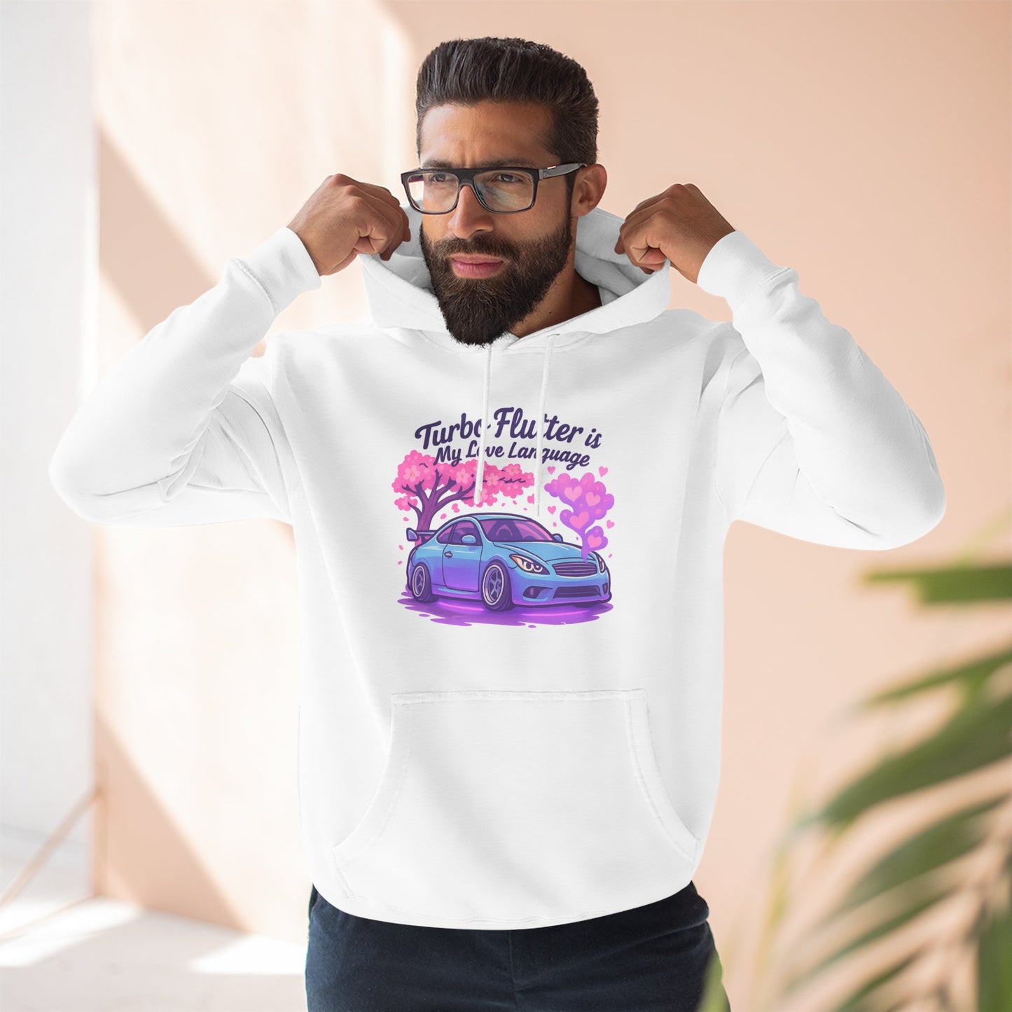 Funny JDM Drift Hoodie - "Sideways is Just Forward With More Screaming" - Turbo Car Culture, Stance & Slide Sweatshirt