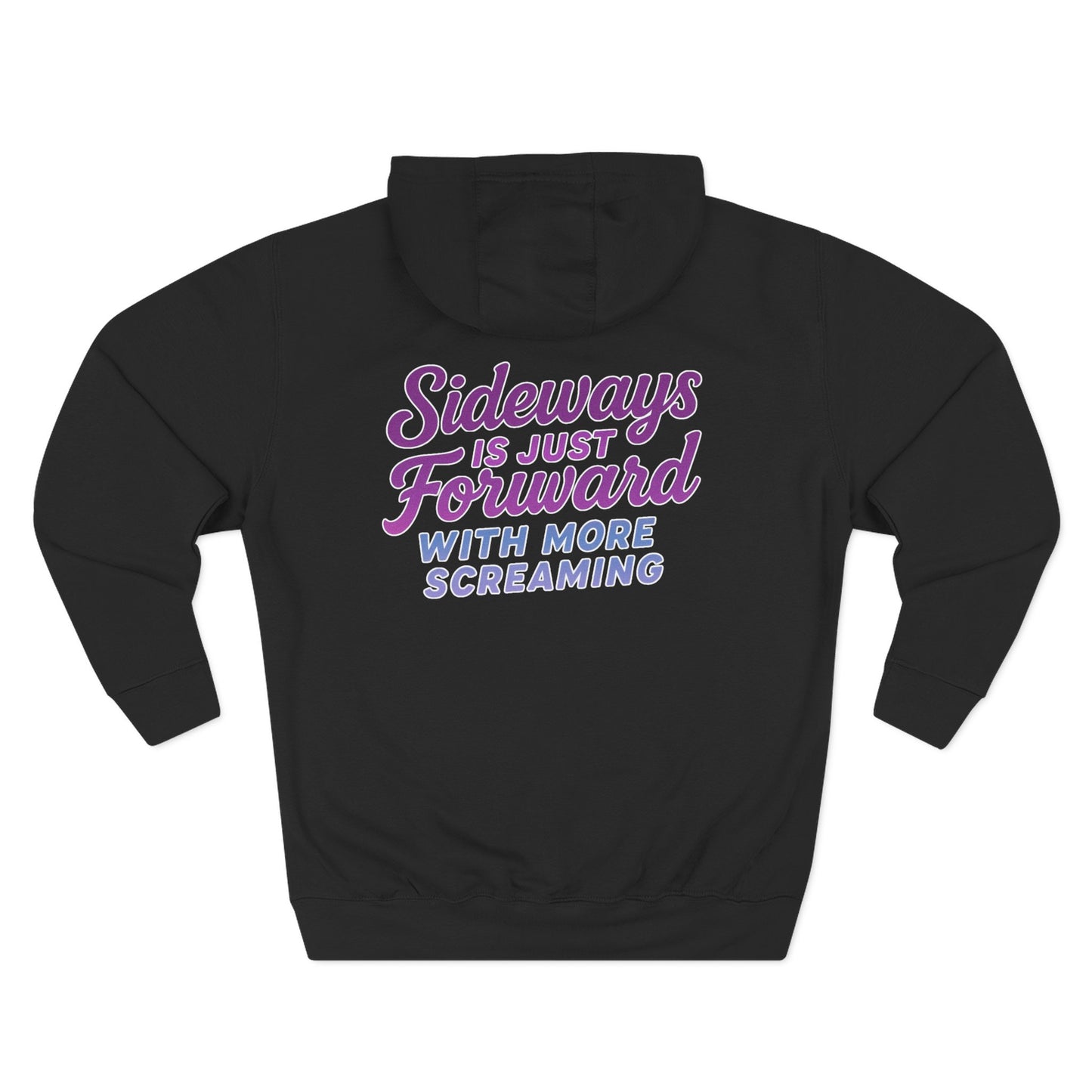 Funny JDM Drift Hoodie - "Sideways is Just Forward With More Screaming" - Turbo Car Culture, Stance & Slide Sweatshirt