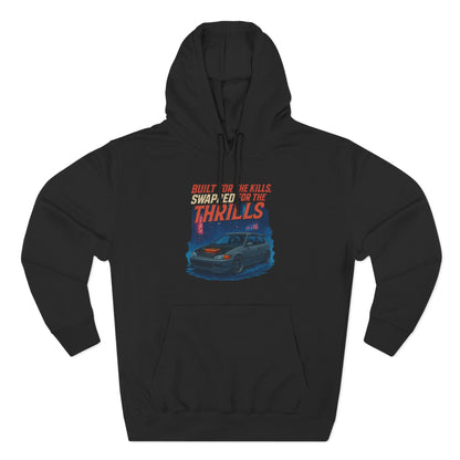 Limited Edition JDM Hoodie Civic EG Front K Swap Art and Embrace the Build Back Only 25 Made Car Enthusiast Streetwear