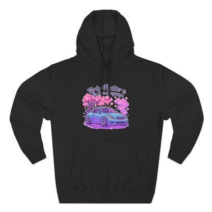 Funny JDM Drift Hoodie - "Sideways is Just Forward With More Screaming" - Turbo Car Culture, Stance & Slide Sweatshirt