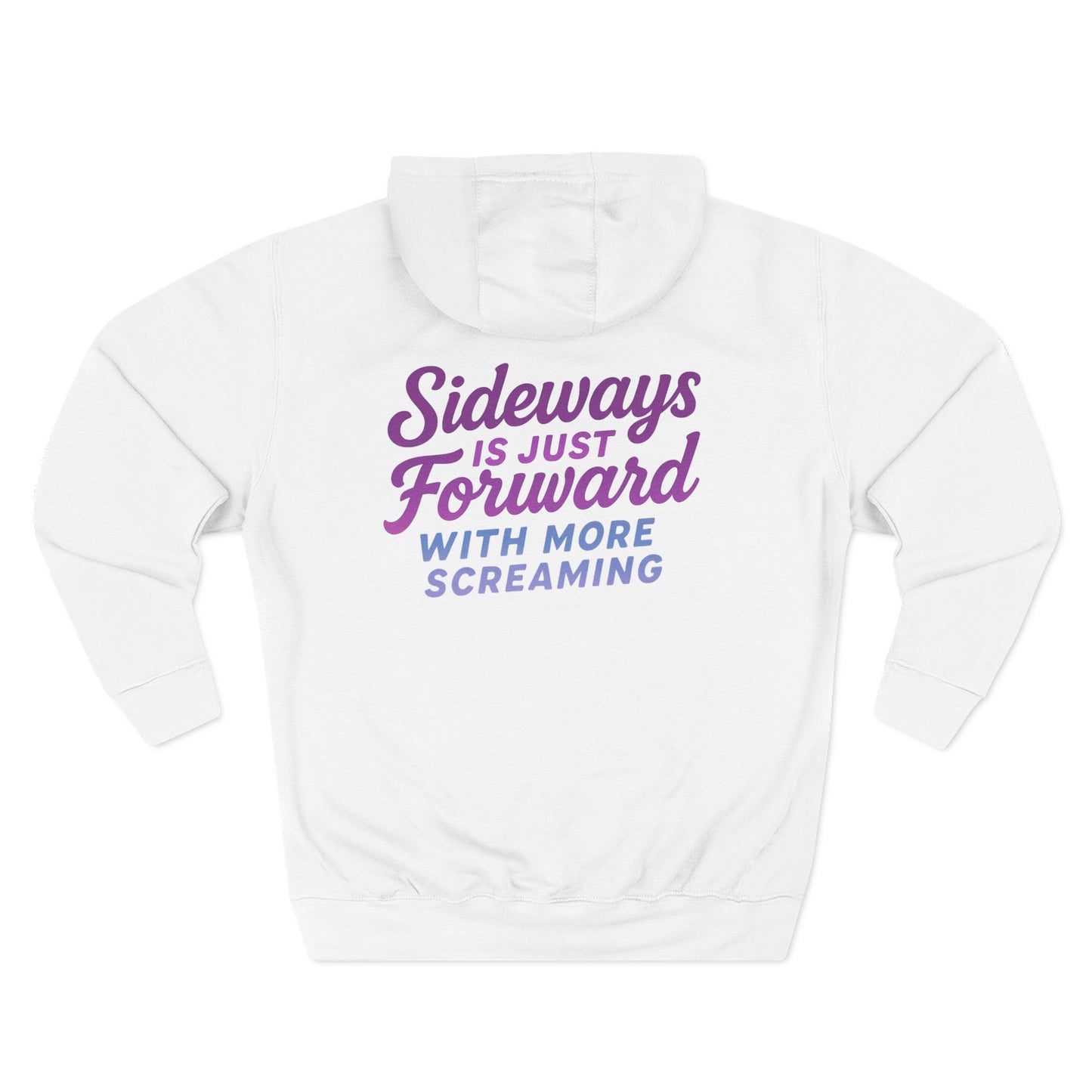Funny JDM Drift Hoodie - "Sideways is Just Forward With More Screaming" - Turbo Car Culture, Stance & Slide Sweatshirt