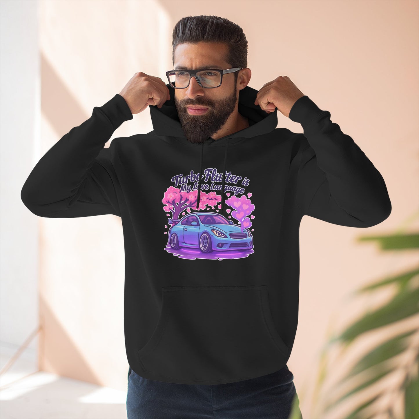 Funny JDM Drift Hoodie - "Sideways is Just Forward With More Screaming" - Turbo Car Culture, Stance & Slide Sweatshirt